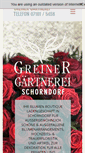 Mobile Screenshot of greiner-gaertnerei.de
